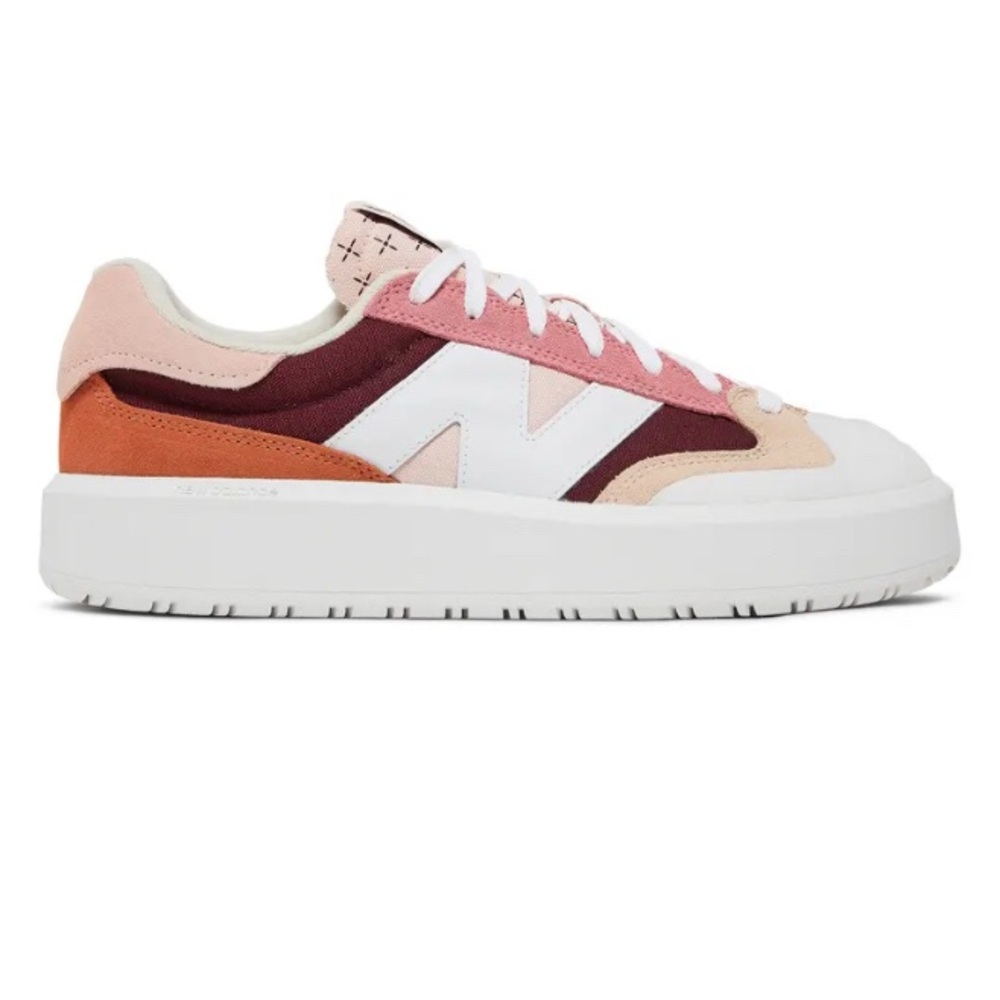 New Balance Limited Edition Color Block Suede CT302 Burgundy Pink Haze 8.5, NEW